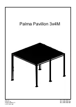 Предварительный просмотр 1 страницы BAHAG Palma Pavillon 3x4M Manual