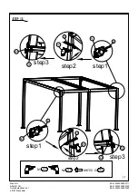 Предварительный просмотр 15 страницы BAHAG Palma Pavillon 3x4M Manual