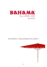 Предварительный просмотр 11 страницы BAHAMA Jumbrella Important Information Manual