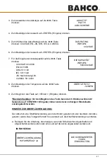 Preview for 47 page of Bahco BBT80 Original Instructions Manual