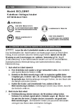 Предварительный просмотр 56 страницы Bahco BCL33IW1K1 Manual