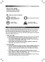 Предварительный просмотр 2 страницы Bahco BCL33IW2 Operating Instructions Manual