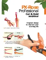 Preview for 2 page of Bahco Cut & Hold Secateur PX-Rose Brochure