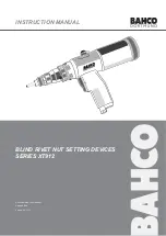 Preview for 1 page of Bahco XT810 Series Instruction Manual