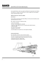 Preview for 8 page of Bahco XT912 Series Instruction Manual