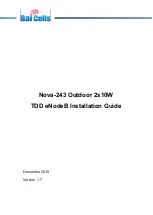 Preview for 1 page of Bai cells Nova-243 Installation Manual