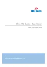 Bai cells Nova-246 Installation Manual preview