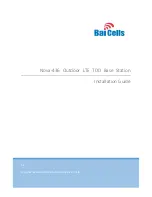 Preview for 1 page of Bai cells Nova-436 Installation Manual