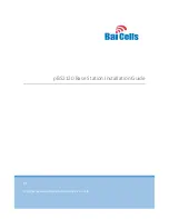 Предварительный просмотр 1 страницы Bai cells pBS2120 Installation Manual