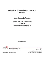 Bai BA-440 DualBeam Operation And Configuration Manual предпросмотр