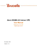 Baicells Atom ID0406-6.5 User Manual предпросмотр