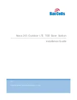 Preview for 1 page of Baicells BRU35 Series Installation Manual