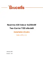 Baicells Neutrino430 Installation Manual preview