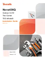 Baicells Nova-436Q Installation Manual предпросмотр