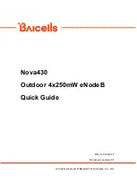 Baicells Nova430 Quick Manual preview