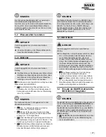 Preview for 21 page of Baier BDB 802 Original Instruction Manual