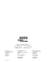 Preview for 46 page of Baier BDB 802 Original Instruction Manual