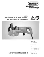 Baier BDN 452 Instruction Manual preview