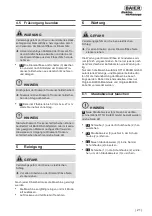 Preview for 21 page of Baier BDN 511 Translation Of The Original Instruction Manual