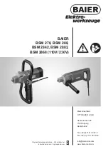 Baier BSM 270 Instruction Manual preview