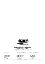 Preview for 240 page of Baier BSS 606L Manual