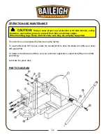 Предварительный просмотр 14 страницы Baileigh Industrial 1000264 Operator'S Manual