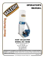 Preview for 1 page of Baileigh Industrial 1002679 Operator'S Manual