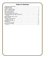 Preview for 2 page of Baileigh Industrial 1002679 Operator'S Manual