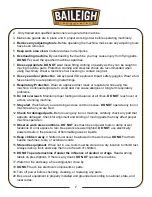 Preview for 9 page of Baileigh Industrial 1002692 Operator'S Manual