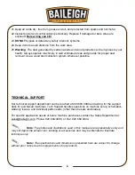 Preview for 10 page of Baileigh Industrial 1002692 Operator'S Manual