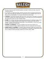 Preview for 13 page of Baileigh Industrial 1002704 Operator'S Manual