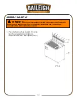 Preview for 16 page of Baileigh Industrial 1002704 Operator'S Manual