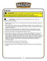 Preview for 20 page of Baileigh Industrial 1002704 Operator'S Manual