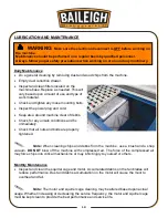 Preview for 21 page of Baileigh Industrial 1002704 Operator'S Manual