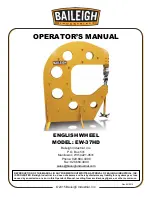 Предварительный просмотр 1 страницы Baileigh Industrial 1004180 Operator'S Manual