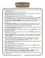 Preview for 10 page of Baileigh Industrial 1013715 Operator'S Manual