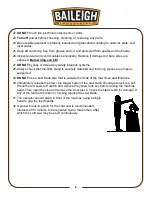 Preview for 11 page of Baileigh Industrial 1013715 Operator'S Manual