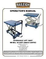 Baileigh Industrial B-CART Operator'S Manual preview