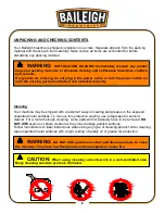 Preview for 11 page of Baileigh Industrial B8090 Operator'S Manual