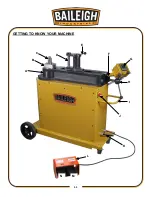 Preview for 14 page of Baileigh Industrial B8090 Operator'S Manual