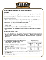 Preview for 42 page of Baileigh Industrial B8090 Operator'S Manual