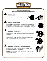 Предварительный просмотр 5 страницы Baileigh Industrial B8680 Operator'S Manual