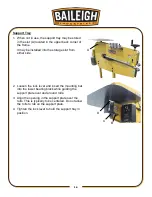 Предварительный просмотр 18 страницы Baileigh Industrial B8680 Operator'S Manual