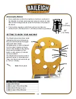 Предварительный просмотр 12 страницы Baileigh Industrial B8870 Operator'S Manual