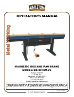 Предварительный просмотр 1 страницы Baileigh Industrial BB-9616M-V2 Operator'S Manual