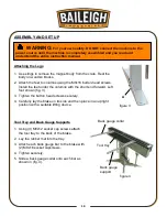 Предварительный просмотр 17 страницы Baileigh Industrial BB-9616M Operator'S Manual