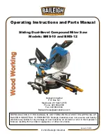 Baileigh Industrial BMS-10 Operating Instructions And Parts Manual preview