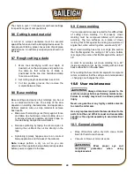 Preview for 23 page of Baileigh Industrial BMS-10 Operating Instructions And Parts Manual