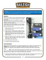 Предварительный просмотр 50 страницы Baileigh Industrial BP-3305CNC Operator'S Manual