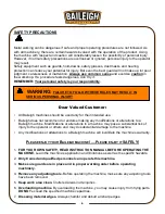 Preview for 8 page of Baileigh Industrial BR-18M-24 Operator'S Manual